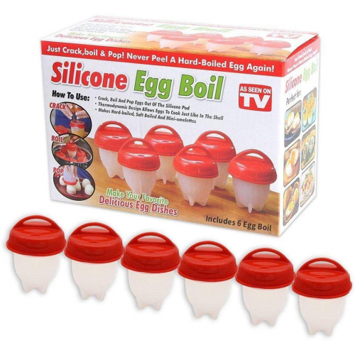 6 τεμάχια σιλικόνης για αυγά